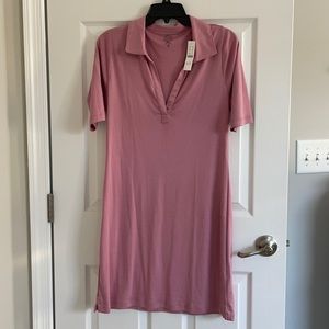 J. Crew Pink Midi Dress